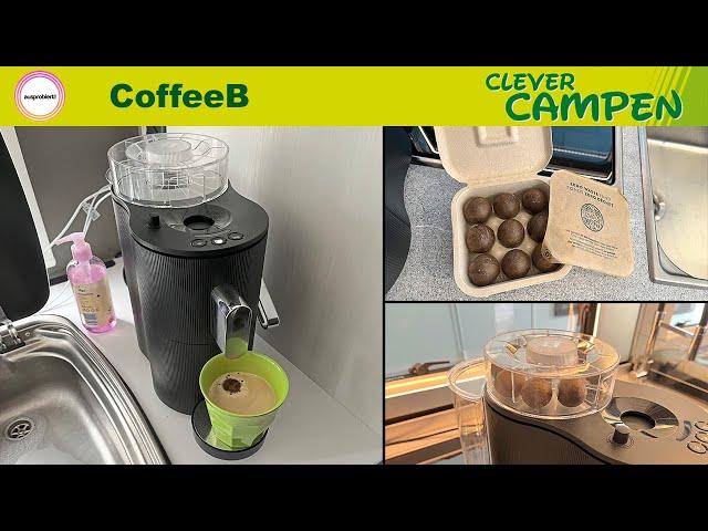 Die Kaffeeballmaschine - Taugt die neuartige CoffeeB auch fürs Camping? Clever Campen - Ausprobiert
