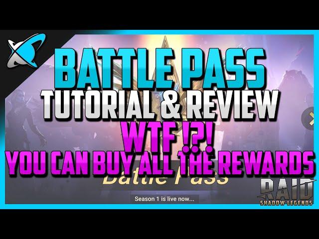 RAID: Shadow Legends | BATTLE PASS REVIEW |  You can BUY all the rewards...WTF?