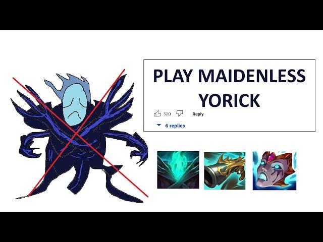 YORICK BUT I DIVORCE MY MAIDEN AND SHE GOES SOLO KILLING STRATEGY