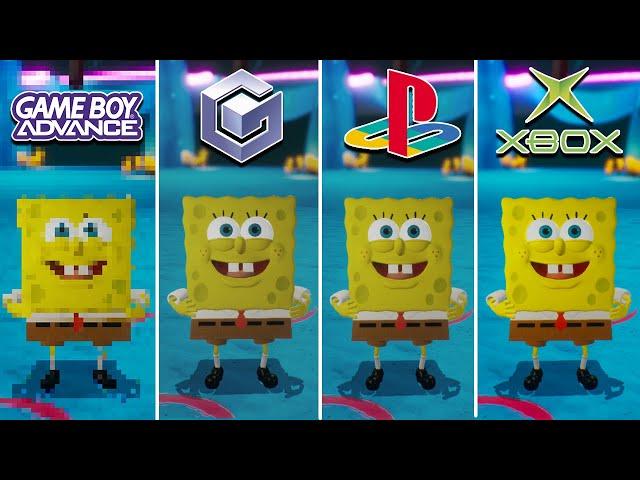 SpongeBob Battle for Bikini Bottom (2003) GBA vs Gamecube vs PS2 vs XBOX (Which One is Better?)