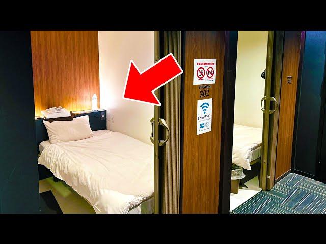 Staying at Japan’s $33 Cheap and Spacious Capsule Hotel Experience | Tokyo Chiba Travel Vlog 東京 千葉