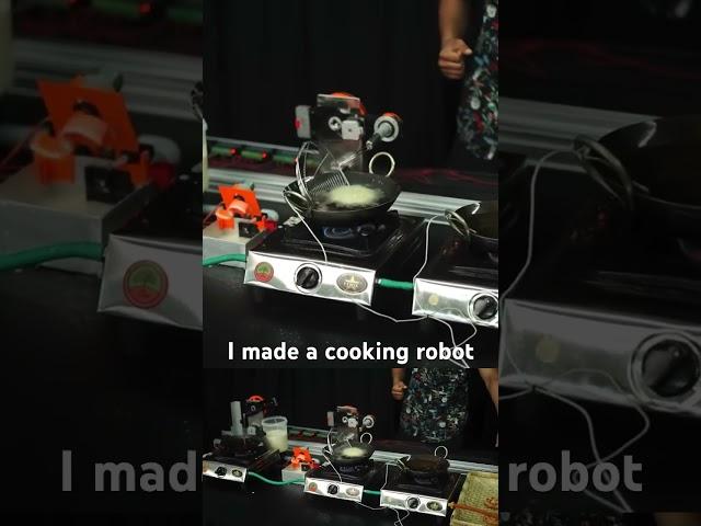 Watch the full video of cooking robot. #robot #science #arduino #diy