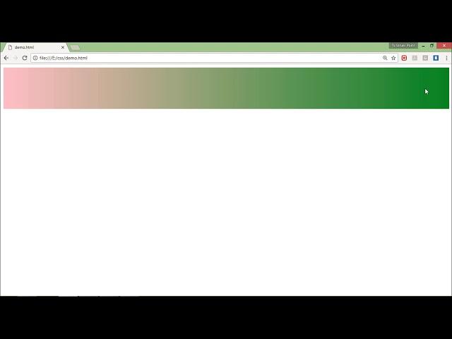 CSS 3 - Gradient