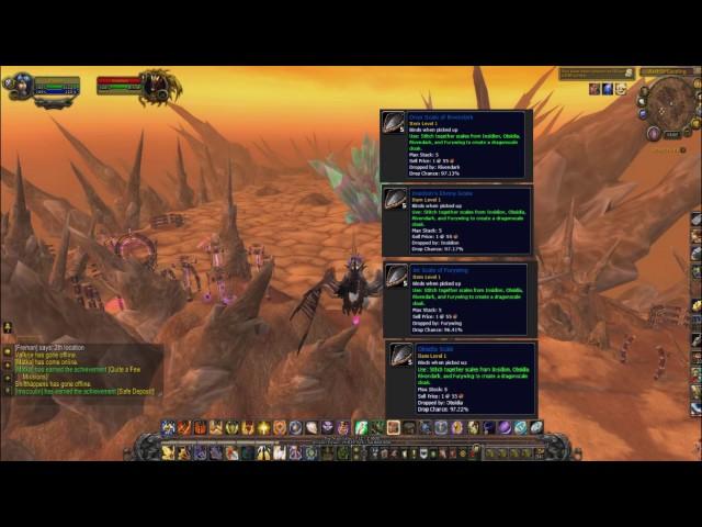 Blade's Edge Mountains gold farm per h 70k more tmog farm