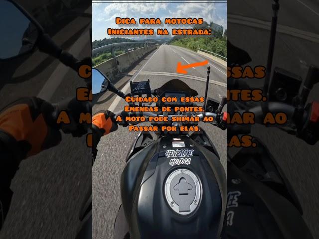 Dica para motocas iniciantes na estrada #motovideo #moto #motovlog #mt03