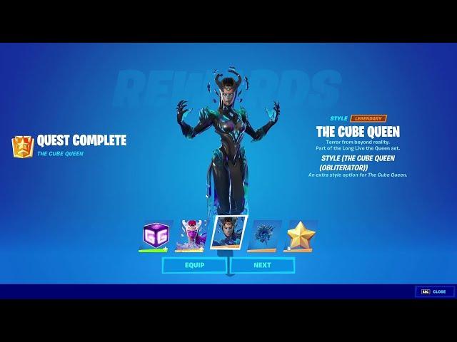 How To Unlock The Cube Queen (Obliterator style) - Complete all of The Cube Queen quests on Page 1