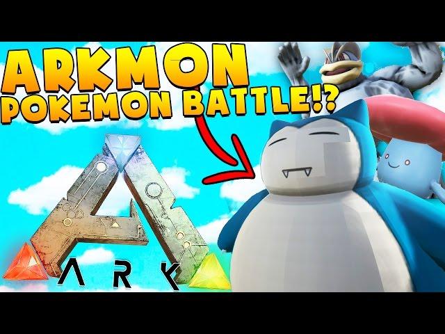 GIGANTIC POKEMON BATTLE ROYALE - MODDED ARK: SURVIVAL EVOLVED (ARKMON) FT. BLADE | JeromeASF