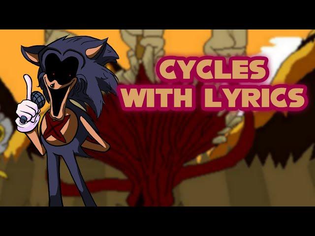 Cycles WITH LYRICS | VS Sonic.EXE 2.0 Lyrical Cover by Nathagames