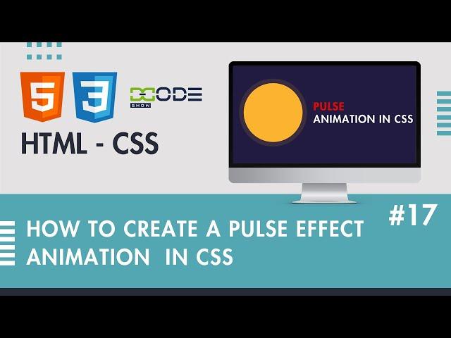 How To Easily Create A Pulse Animation in CSS | Pulse Effects in HTML & CSS