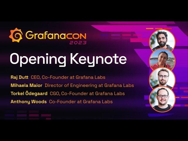 GrafanaCON 2023 keynote: Grafana 10, cool new dashboards, and more