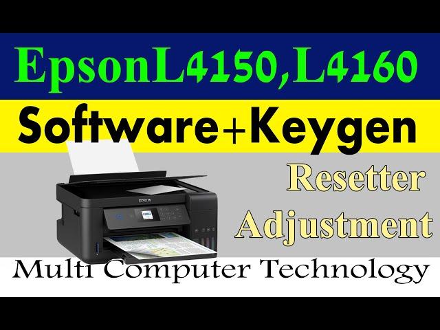 epsonL4150,L4160,L4190,L5190 resetter Adjustment Program software+keygen file call- +919630716386