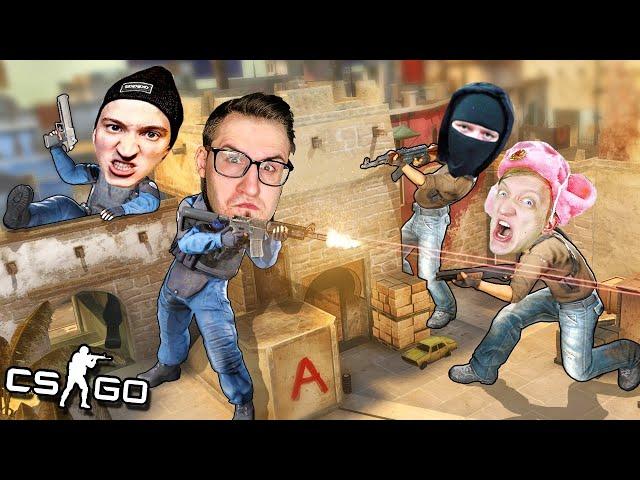 КАРТА МИРАЖ, НО В 10 РАЗ МЕНЬШЕ В КС ГО! БИТВА COFFI и FRESH VS WARPATH и ANDYFY В CS:GO ( УГАР )