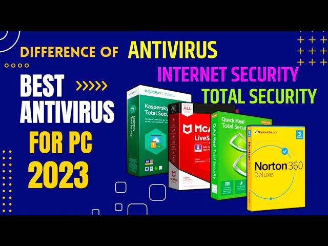 Difference of Antivirus vs Internet Security vs Total Security | Best Antivirus for PC