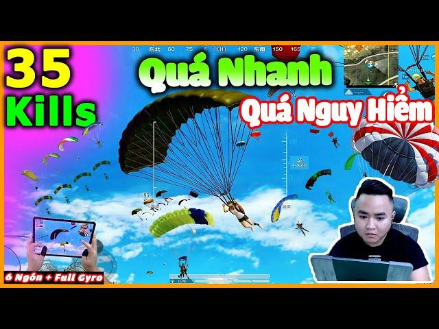 Mãn Nhãn 35Kill Cày Nát Rank Trung Quốc  | PUBG Mobile | 6 ngón + Gyro Scope