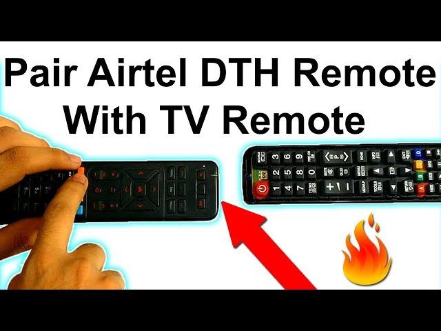 How To Pair (Sync) Airtel DTH Remote With TV Remote ! | Reset Airtel Remote |