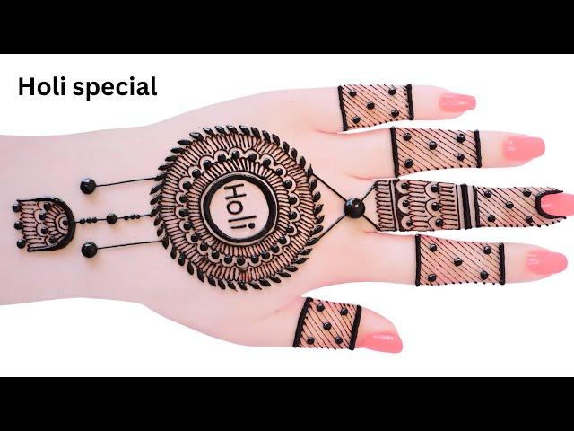 Top Holi /Ramazan Special Mehndi Designs | Simple Back hand Mehndi design | Aasan mehandi ka design