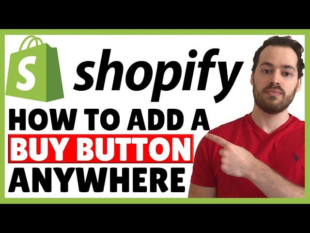 How To Setup A Shopify Buy Now Button (and put it anywhere!) | Full Tutorial