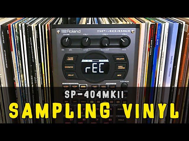 Making a SP-404 MKII 90's Boom Bap Beat 100% SAMPLED from VINYL RECORDS