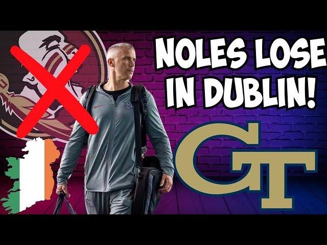 FSU gets DOMINATED by GT in Dublin - LIVE REACTION