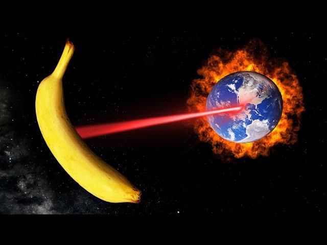 I DESTROYED EARTH WITH A GIANT BANANA. (Universe Sandbox)