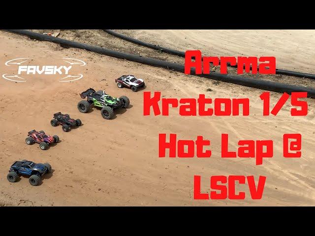 ARRMA Kraton BLX 8S 1/5 RC Monster Truck Green Hot Lap @ LSCV (Large Scale Club of Victoria)