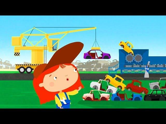 Doctor McWheelie - A Kids' Cartoons. Vehicles and a Car Dump