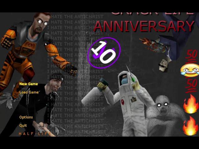 Half-Life: Crack-Life Anniversary 1.1 - Playthrough (Hard difficulty)