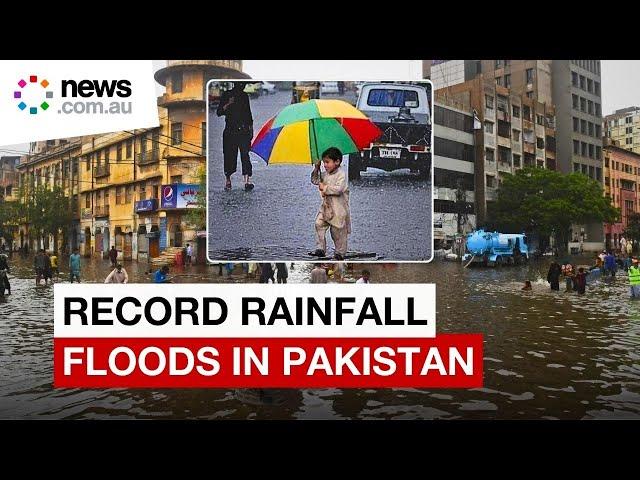 Extreme rainfall triggers devastating floods in Pakistan