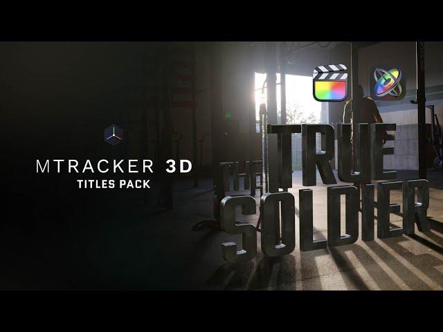 mTracker 3D Titles Pack - Collection of Trackable 3D Titles for mTracker 3D - MotionVFX