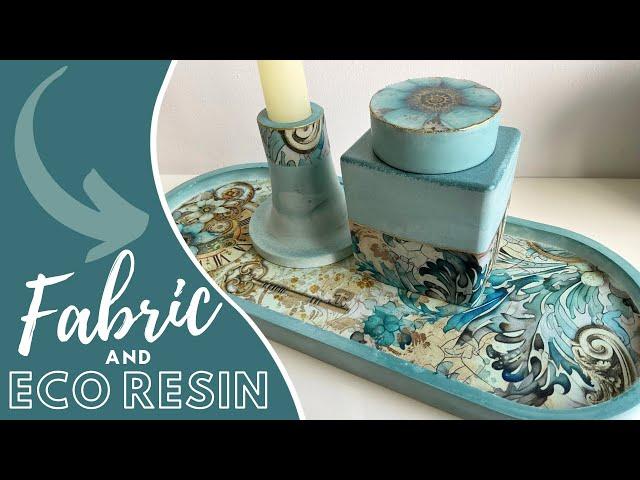 Applying Fabric to Aqua Cast Eco Resin - MUST SEE!