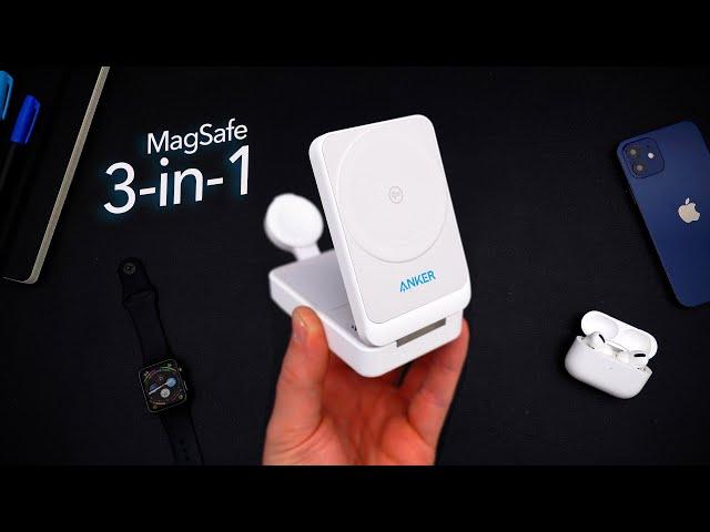 How To Charge iPhone, AirPods & Watch (at the same time!) Anker MagGo 3-in-1