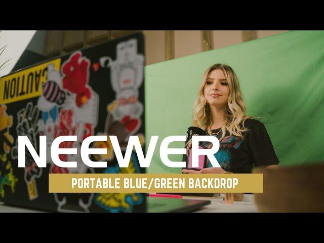 Neewer Portable Blue / Green Backdrop