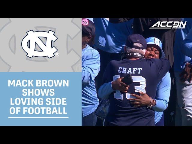 UNC's Mack Brown Shows The Loving Side Of College Football