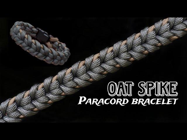 HOW TO MAKE THE OAT SPIKE KNOT PARACORD BRACELET, EASY PARACORD TUTORIAL