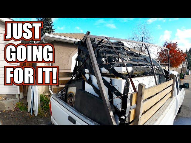 Dumpster Diving Street Scrapping - Filling up Fast!