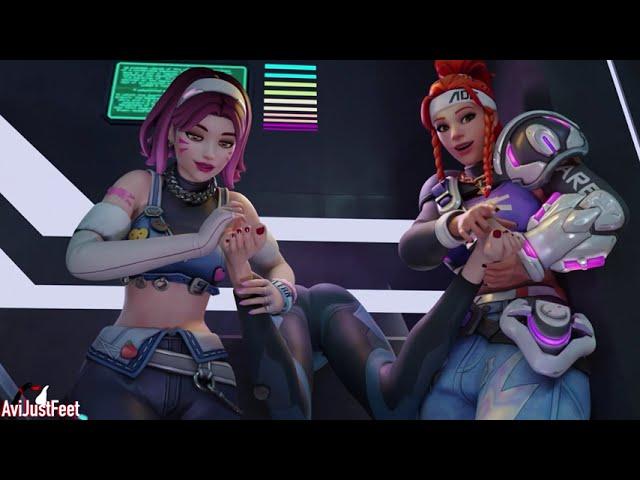 Juno Tickle by Dva and Brig - Trailer Overwatch Tickling