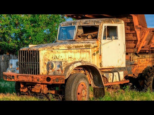 The son took an ancient TRUCK from his father and now he is unrecognizable