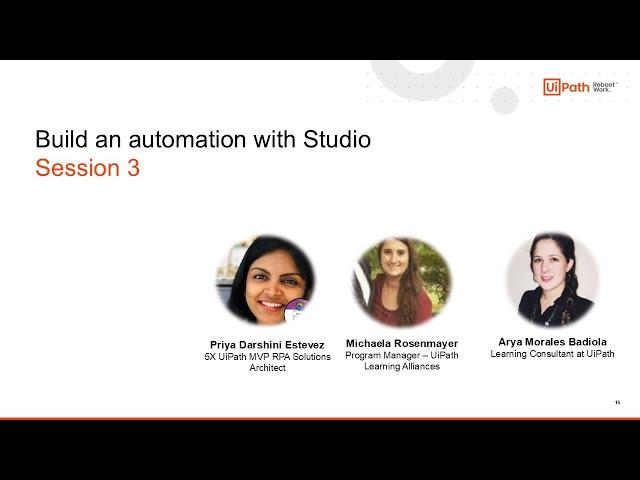 Build an automation with Studio