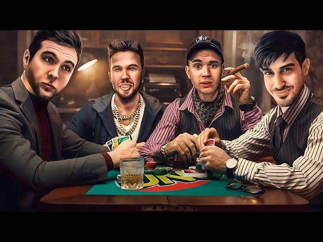 ENSEÑO A JUGAR AL UNO A WILLY, ALEXBY Y VEGETTA...