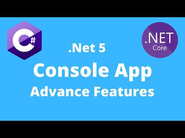 .NET 5 Console App with Dependency Injection, Serilog Logging, and AppSettings