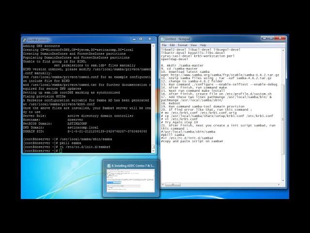 Built a Domain Controller & Active Directory with CentOS Part 1