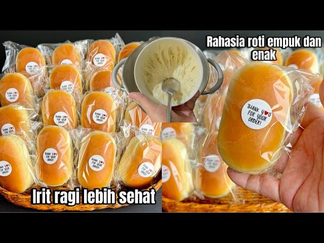 Pakai Bahan INI di roti agar hasil roti, spongy, chewy, glowing dan empuk berhari hari