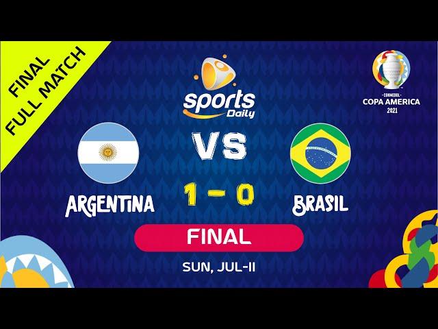 Argentina vs Brazil Full Match ● Final ● Copa America 2021●  English