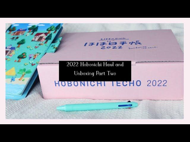 Huge 2022 Hobonichi Unboxing and Haul Part Two | Ana Jolene Printables