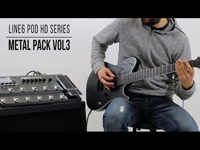 Metal Pack vol.3 - Patches Pack for Line 6 POD HD (500 / 500X / PRO / PRO X / BEAN)