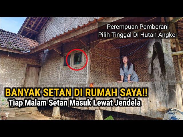 CANTIK PEMBERANI‼️ NEKAD BIKIN RUMAH DI ATAS TANAH KUBURAN SUARA KUNTILANAK TERTAWA DI HUTAN ANGKER