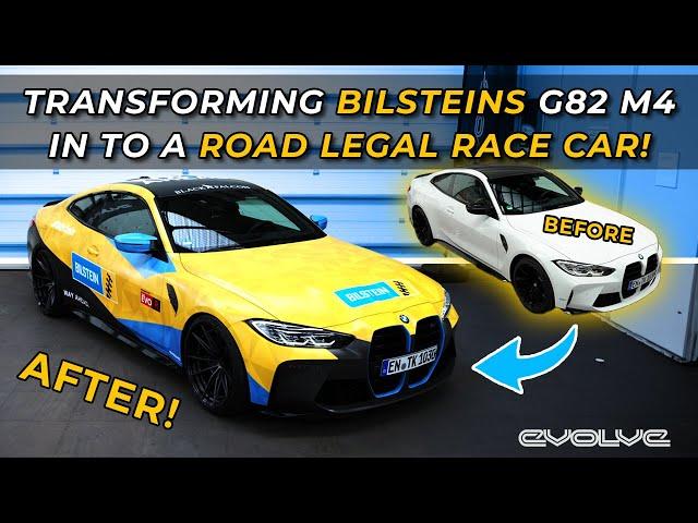 We built Bilstein a race car for the road! G82 M4 'GT4' build for Essen Motor Show