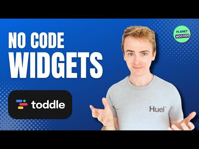 Learning Toddle.dev - No-code widgets | Bubble.io Tutorials | Planetnocode.com