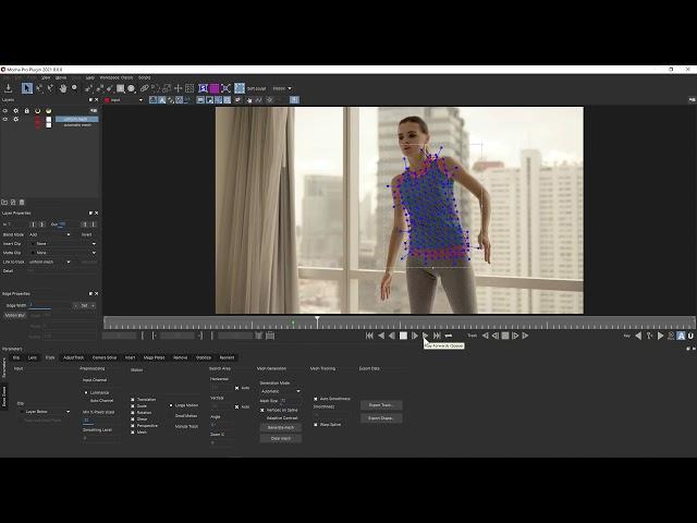 Mocha Pro PowerMesh tracking + Alembic Export for C4D, Nuke, Flame and Fusion