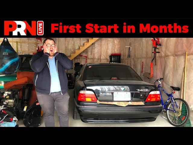 Starting my E38 7 Series After Winter Hibernation | TestDrive Live